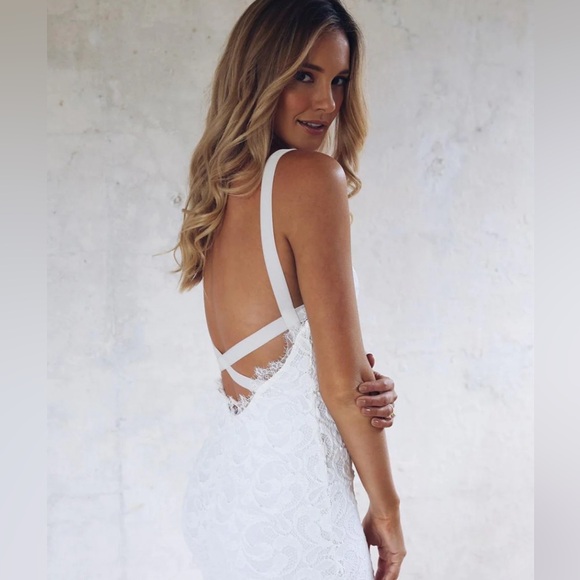 Grace Loves Lace Wedding Dress SHORT- above the knee!!!! Worn once. - Picture 3 of 7